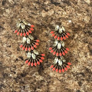 Coral Cay Stella & Dot 3 in 1 Earrings